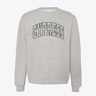 Cypress Illinois Trendy Block Crewneck Sweatshirt