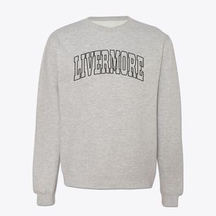 Livermore California Trendy Block Crewneck Sweatshirt