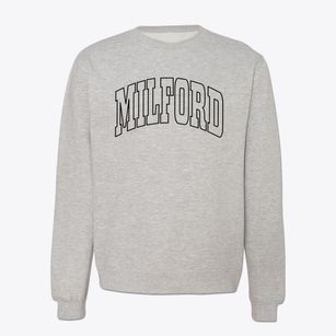 Milford California Trendy Block Crewneck Sweatshirt