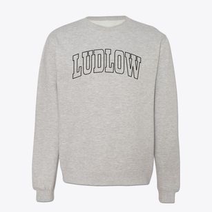 Ludlow Missouri Trendy Block Crewneck Sweatshirt
