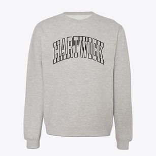 Hartwick Iowa Trendy Block Crewneck Sweatshirt