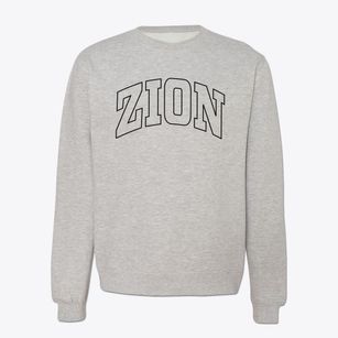 Zion Oklahoma Trendy Block Crewneck Sweatshirt