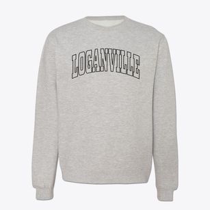 Loganville Georgia Trendy Block Crewneck Sweatshirt