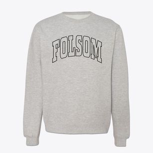 Folsom Pennsylvania Trendy Block Crewneck Sweatshirt