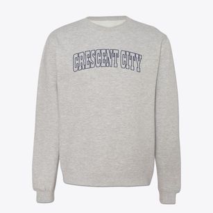 Crescent City California Trendy Block Crewneck Sweatshirt
