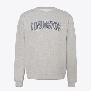 Montoursville Pennsylvania Trendy Block Crewneck Sweatshirt