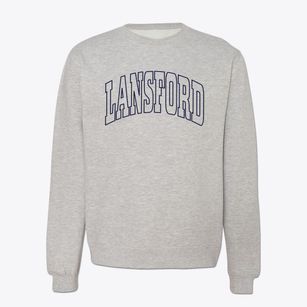 Lansford Pennsylvania Trendy Block Crewneck Sweatshirt