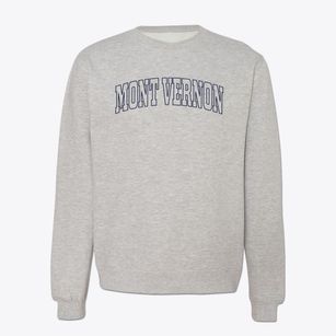 Mont Vernon New Hampshire Trendy Block Crewneck Sweatshirt