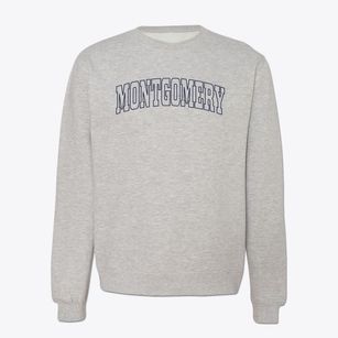 Montgomery West Virginia Trendy Block Crewneck Sweatshirt