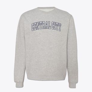 Central City Illinois Trendy Block Crewneck Sweatshirt