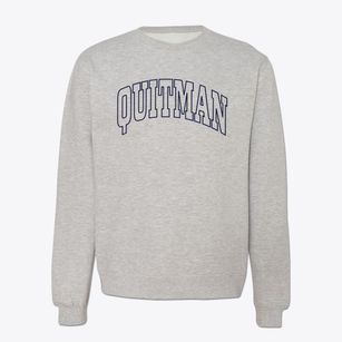 Quitman Arkansas Trendy Block Crewneck Sweatshirt