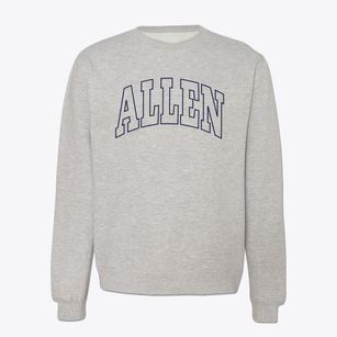 Allen Nebraska Trendy Block Crewneck Sweatshirt