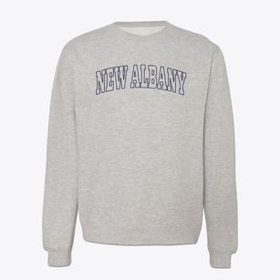 New Albany Kansas Trendy Block Crewneck Sweatshirt