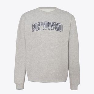 Port Townsend Washington Trendy Block Crewneck Sweatshirt
