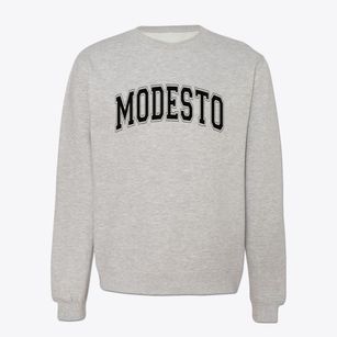 Modesto California Varsity Crewneck Sweatshirt