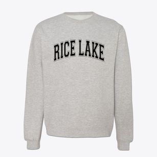 Rice Lake Minnesota Varsity Crewneck Sweatshirt