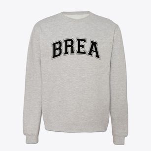 Brea California Varsity Crewneck Sweatshirt