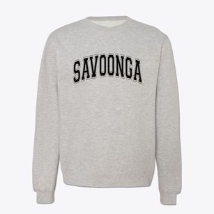 Savoonga Alaska Varsity Crewneck Sweatshirt