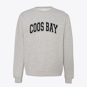 Coos Bay Oregon Varsity Crewneck Sweatshirt