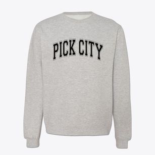 Pick City North Dakota Varsity Crewneck Sweatshirt