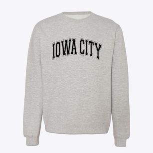 Iowa City Iowa Varsity Crewneck Sweatshirt