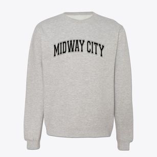 Midway City California Varsity Crewneck Sweatshirt