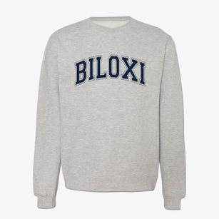 Biloxi Mississippi Varsity Crewneck Sweatshirt