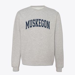 Muskegon Michigan Varsity Crewneck Sweatshirt
