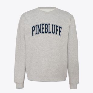 Pinebluff North Carolina Varsity Crewneck Sweatshirt