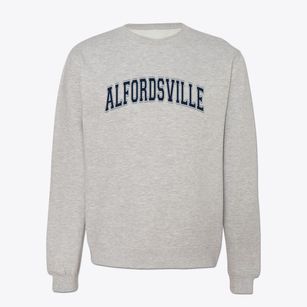 Alfordsville Indiana Varsity Crewneck Sweatshirt