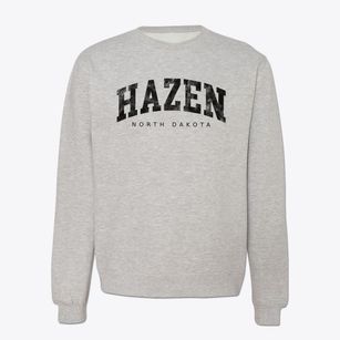 Hazen North Dakota Urban Vibe Crewneck Sweatshirt