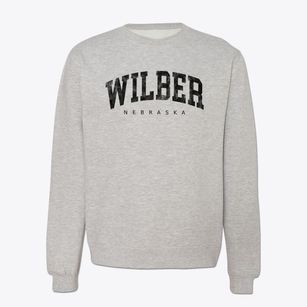 Wilber Nebraska Urban Vibe Crewneck Sweatshirt
