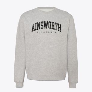 Ainsworth Wisconsin Urban Vibe Crewneck Sweatshirt