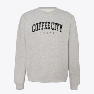 Coffee City Texas Urban Vibe Crewneck Sweatshirt