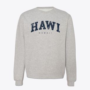 Hawi Hawaii Urban Vibe Crewneck Sweatshirt