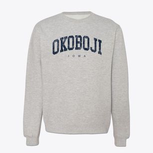 Okoboji Iowa Urban Vibe Crewneck Sweatshirt