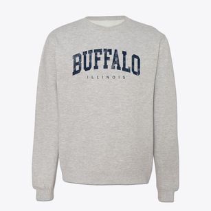 Buffalo Illinois Urban Vibe Crewneck Sweatshirt