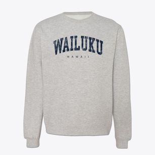 Wailuku Hawaii Urban Vibe Crewneck Sweatshirt