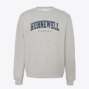 Hunnewell Kansas Urban Vibe Crewneck Sweatshirt