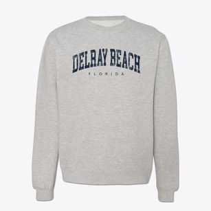 Delray Beach Florida Urban Vibe Crewneck Sweatshirt