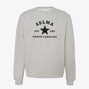 Selma North Carolina Star Crewneck Sweatshirt