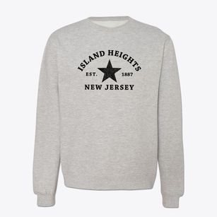 Island Heights New Jersey Star Crewneck Sweatshirt