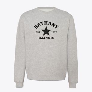 Bethany Illinois Star Crewneck Sweatshirt
