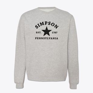 Simpson Pennsylvania Star Crewneck Sweatshirt