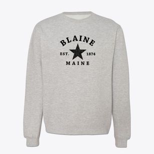 Blaine Maine Star Crewneck Sweatshirt