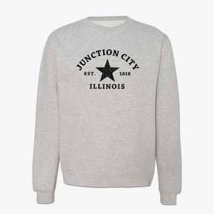 Junction City Illinois Star Crewneck Sweatshirt
