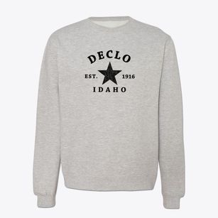 Declo Idaho Star Crewneck Sweatshirt