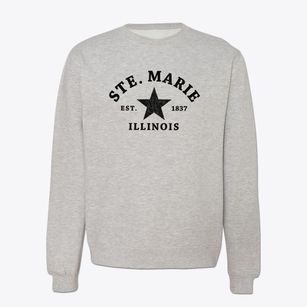Ste. Marie Illinois Star Crewneck Sweatshirt