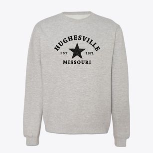 Hughesville Missouri Star Crewneck Sweatshirt