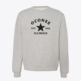 Oconee Illinois Star Crewneck Sweatshirt
